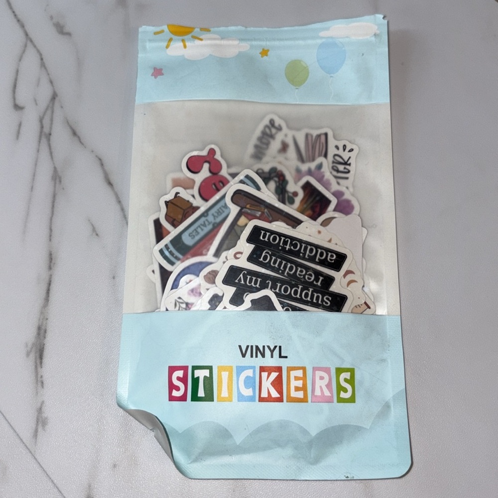 Colorful Book-Themed Sticker Set Bookish - Picture 8 of 8